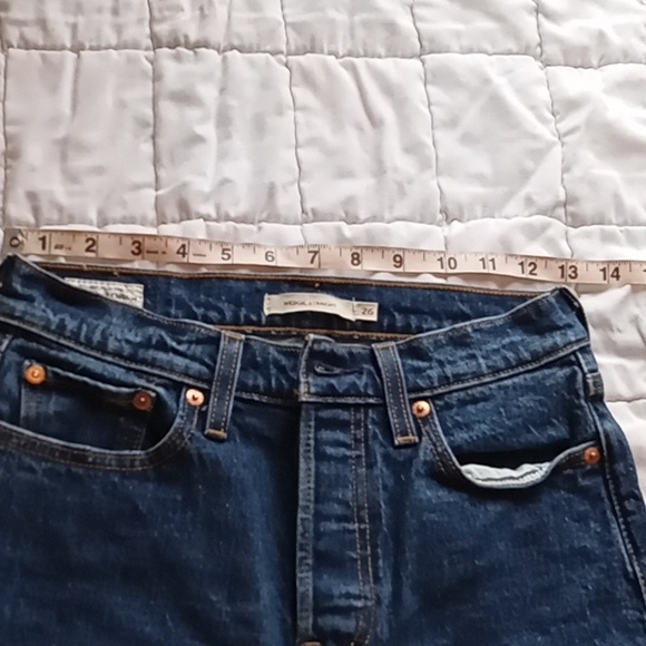 Levi Wedgie Straight Leg Jeans - Picture 6 of 7